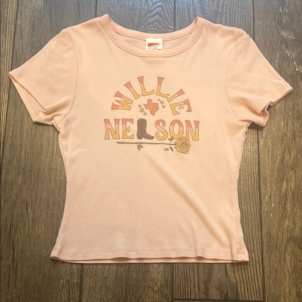 American Eagle Outfitters Pink Graphic Tee
